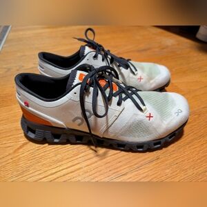 On Cloud X 3 60.98699 Sneakers Men's Ivory Flame Black Performance Running Shoes